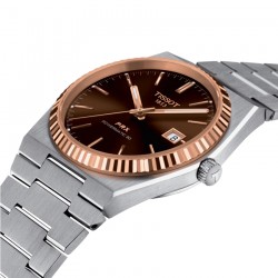 PRX POWERMATIC 80 MARRONE 40 mm LUNETTA IN ORO ROSA