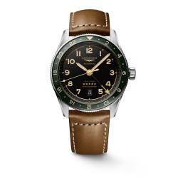 Orologio LONGINES SPIRIT ZULU TIME L38124632 | De Wrachien Gioielli