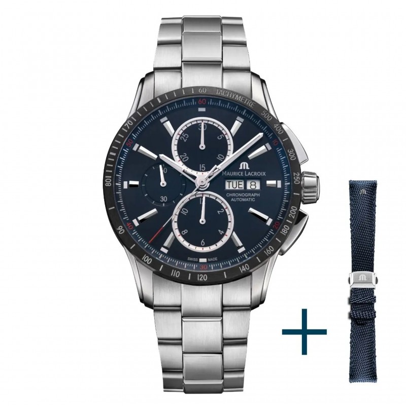 Orologio Maurice Lacroix PONTOS S CHRONOGRAPH PT6038-SSL2H-430-C | Gioielleria De Wrachien