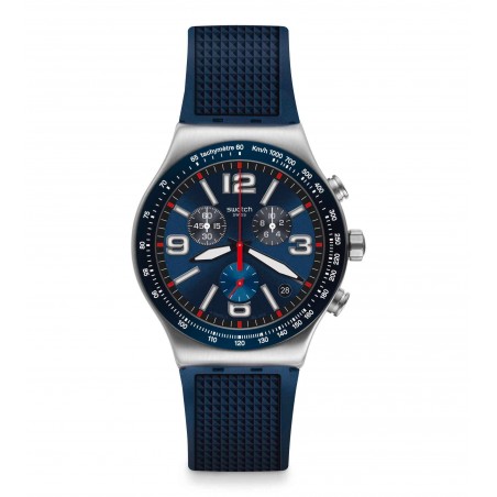 Orologio Swatch New Irony Chrono BLUE GRID YVS454 | De Wrachien Gioielli