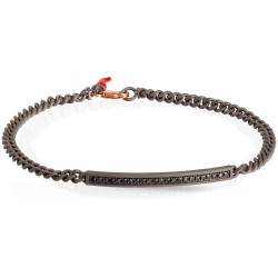 Bracciale in titanio Mano J GROUMETTE MINBRT23BBARK | De Wrachien Gioielli
