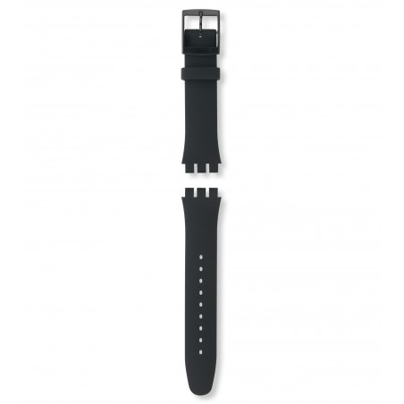 Cinturino Originale Swatch NEW GENT BLACK BIOSOURCED ASO29B000 | De Wrachien Gioielli