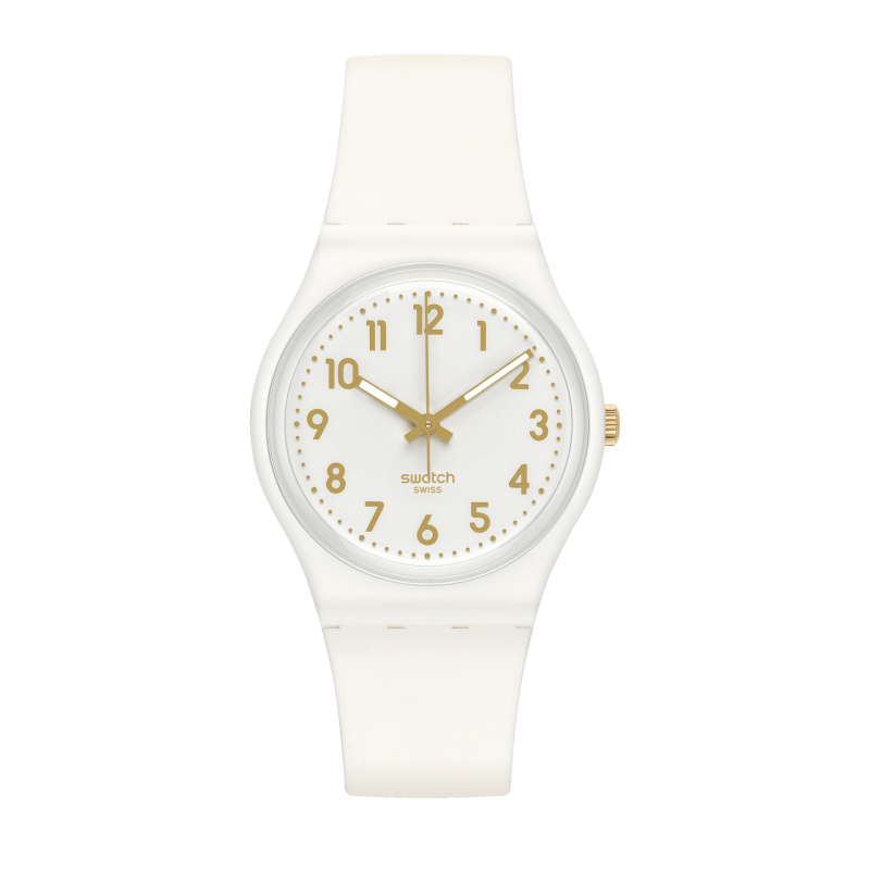 Orologio Swatch Original Gent WHITE BISHOP AGAIN SO28W106-S14 | De Wrachien Gioielli