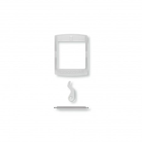 SET FIBBIA PLASTICA TRASPARENTE (NEW GENT)