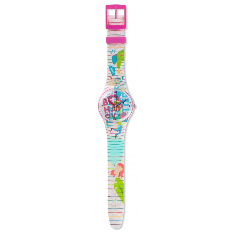 Orologio Swatch GO HAPPY SUOZ196 | De Wrachien Gioielli