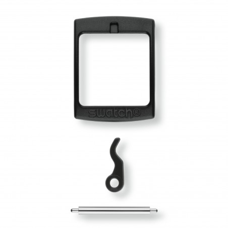 SET FIBBIA PLASTICA NERA (ORIGINAL GENT)