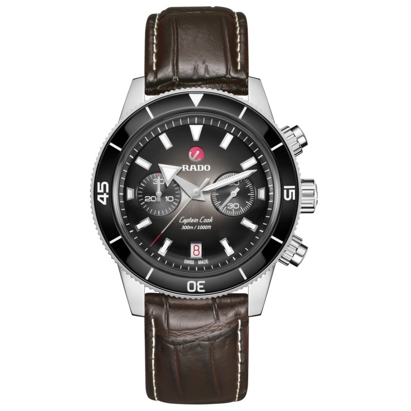 CAPTAIN COOK AUTOMATIC CHRONOGRAPH NERO