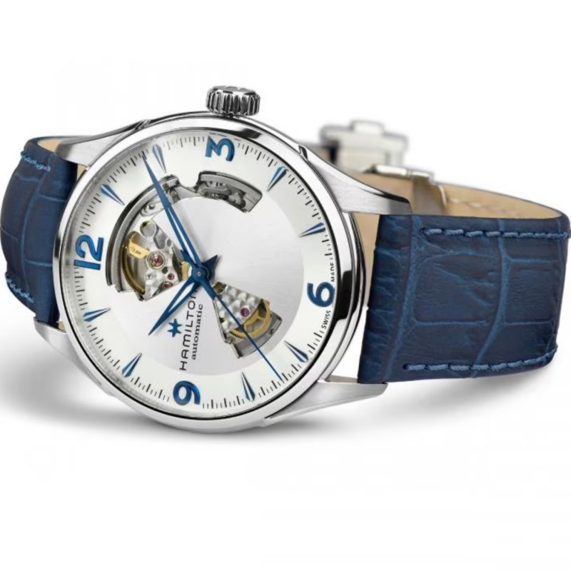 Orologio Hamilton JAZZMASTER OPEN HEART 42mm H32705651 | De Wrachien Gioielli