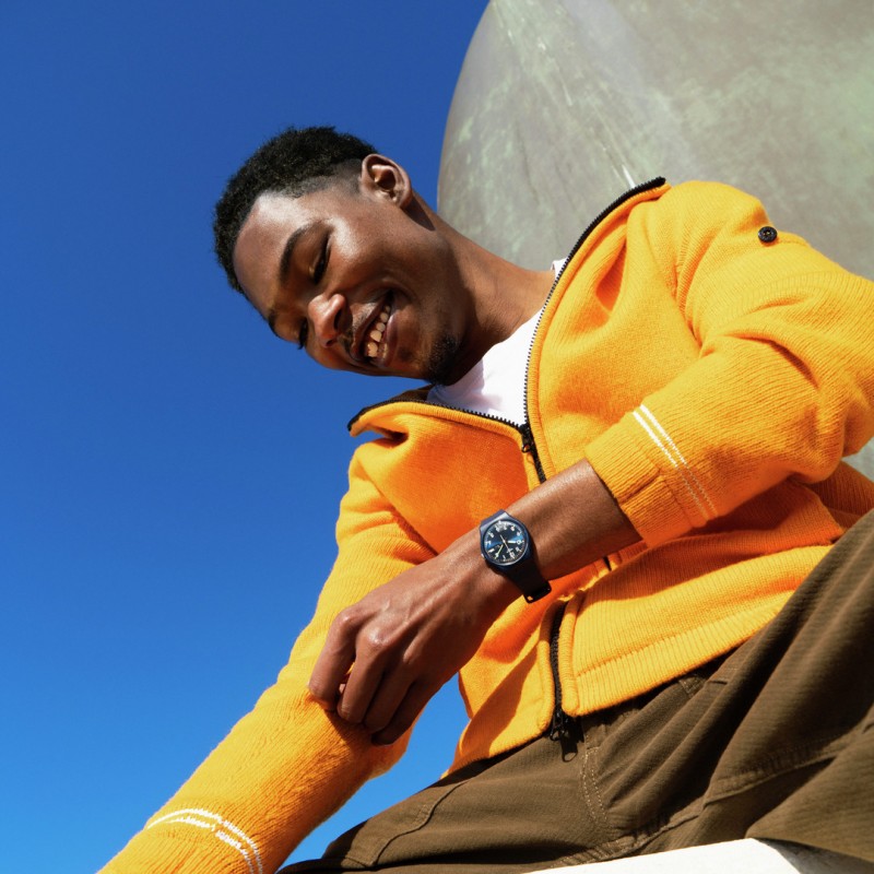 Orologio Swatch New Gent Mono Black Again SO29B704| Gioielleria De Wrachien