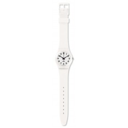 Orologio Swatch Original Gent  JUST WHITE SOFT SO28W107-S14 | De Wrachien Gioielli