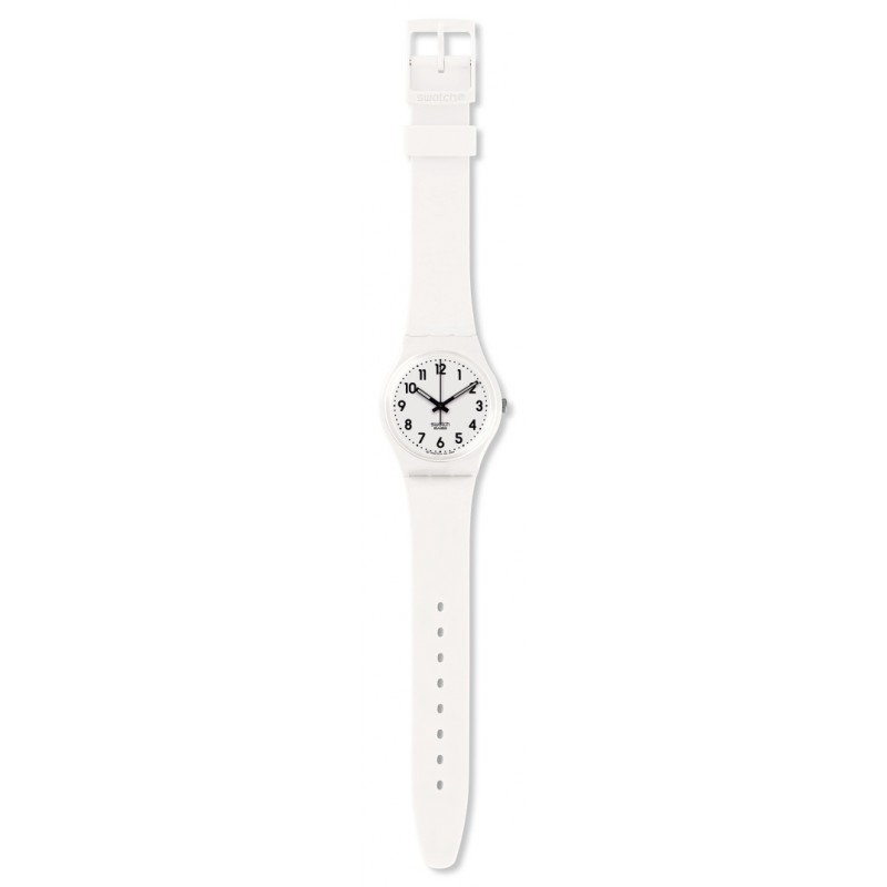 Orologio Swatch Original Gent  JUST WHITE SOFT SO28W107-S14 | De Wrachien Gioielli