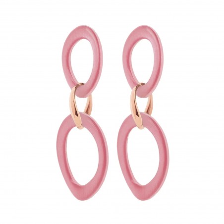 Orecchini in argento Rosso Prezioso AIR DOUBLE | De Wrachien Gioielli